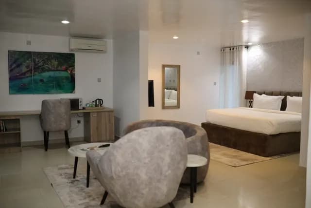 The living area of a Classic Suite