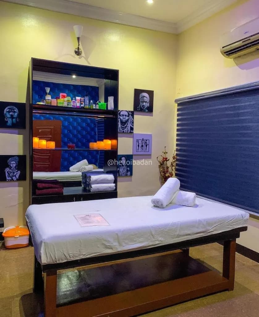 A treatment room at Lola Spa
